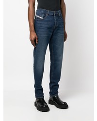 Diesel Logo Patch Tapered Jeans