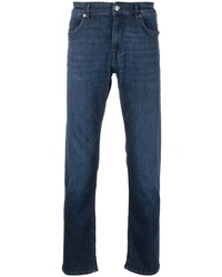 BOSS Logo Patch Tapered Leg Jeans