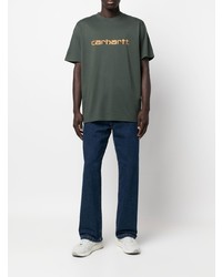 Carhartt WIP Logo Patch Wide Leg Jeans