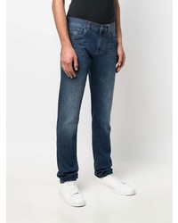 Canali Low Rise Straight Leg Jeans