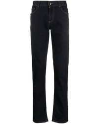 Canali Low Rise Straight Leg Jeans