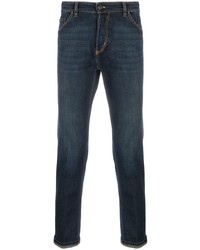 PT TORINO Low Rise Stretch Cotton Tapered Jeans
