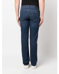 Canali Low Rise Tapered Jeans