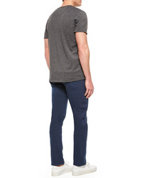 7 For All Mankind Luxe Performance Slimmy Pfd Denim Jeans Navy