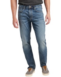 Silver Jeans Co. Machray Slim Fit Straight Leg Jeans In Indigo At Nordstrom