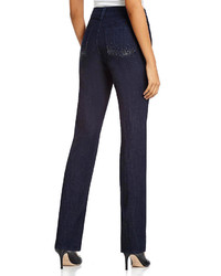 NYDJ Marilyn Straight Leg Embellished Pocket Jeans