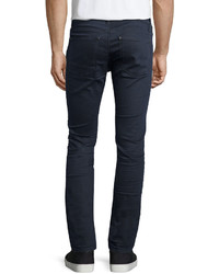 Acne Studios Max Blue Speed Slim Fit Denim Jeans Dark Blue