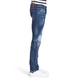 DSQUARED2 Micro Stitch Slim Fit Jeans