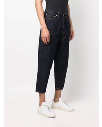 Evisu Mid Rise Cropped Jeans