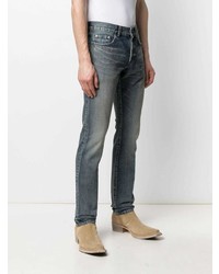Saint Laurent Mid Rise Slim Fit Jeans