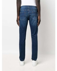 7 For All Mankind Mid Rise Stonewashed Jeans