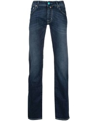 Jacob Cohen Mid Rise Straight Denim Jeans