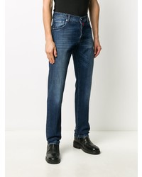 Kiton Mid Rise Straight Jeans