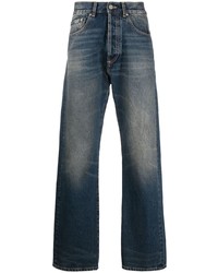 Palm Angels Mid Rise Straight Jeans