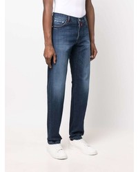 Kiton Mid Rise Straight Leg Jeans