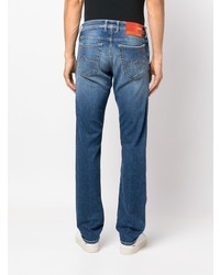Jacob Cohen Mid Rise Straight Leg Jeans
