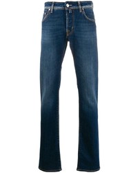 Jacob Cohen Mid Rise Straight Leg Jeans