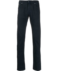 Jacob Cohen Mid Rise Straight Leg Jeans