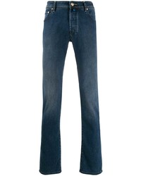 Jacob Cohen Mid Rise Straight Leg Jeans