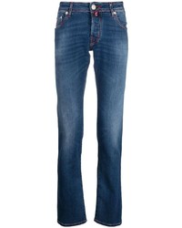 Jacob Cohen Mid Rise Straight Leg Jeans