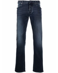 Jacob Cohen Mid Rise Straight Leg Jeans