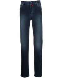 Kiton Mid Rise Straight Leg Jeans