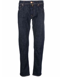 Incotex Mid Rise Tapered Jeans