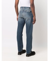 7 For All Mankind Mid Waist Straight Jeans