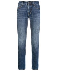 Emporio Armani Mid Wash Cropped Jeans