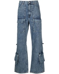 Haikure Multiple Pocket Mid Rise Bootcut Jeans