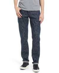 Naked & Famous Denim Naked Famous X Rick Morty The Weird Guy Slim Fit Selvedge Jeans