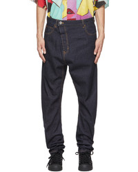 Vivienne Westwood Navy Asymmetric Jeans