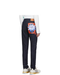 Kenzo Navy Graphic Pocket Jeans