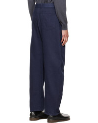 Lemaire Navy Twisted Jeans
