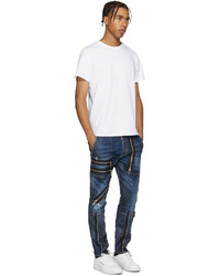 DSQUARED2 Navy Zippered Military Jeans