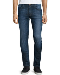 Nudie Jeans Nudie Thin Finn Washed Denim Jeans Dark Blue