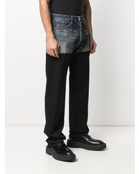 Balenciaga Patched Straight Leg Jeans