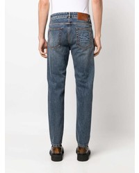 Etro Pegaso Motif Slim Cut Jeans