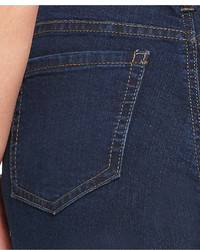 Jones New York Signature Petite Straight Leg Lexington Jeans Indigo Wash