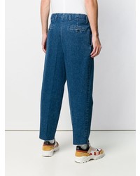 Ami Paris Pleated Denim Trousers