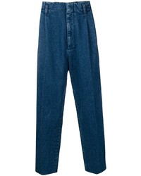 Ami Paris Pleated Denim Trousers