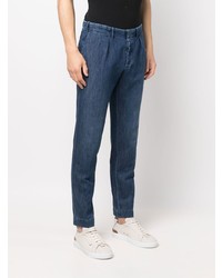 Incotex Pleated Tapered Leg Jeans