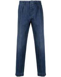 Incotex Pleated Tapered Leg Jeans
