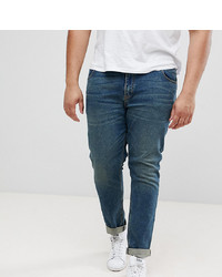 ASOS DESIGN Plus Skinny Jeans In Vintage Dark Wash