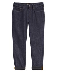 DUE R All Weather Slim Organic Cotton Blend Straight Leg Jeans