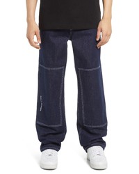 DAILY PAPE R Rework Denim Pants In Blue At Nordstrom