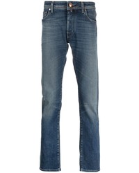 Jacob Cohen Rear Logo Patch Slim Cut Jeans