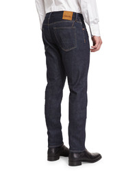 Tom Ford Regular Fit New Indigo Stretch Denim Jeans Indigo