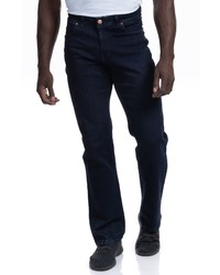 BARBELL APPAREL Relaxed Athletic Fit Jeans In Dark Distressed At Nordstrom