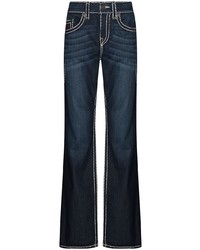 True Religion Ricky Super T Contrast Stitch Jeans
